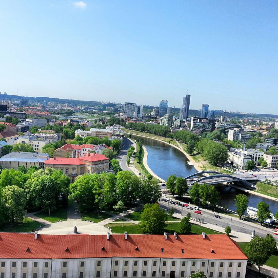 The view from Gediminas' Tower
